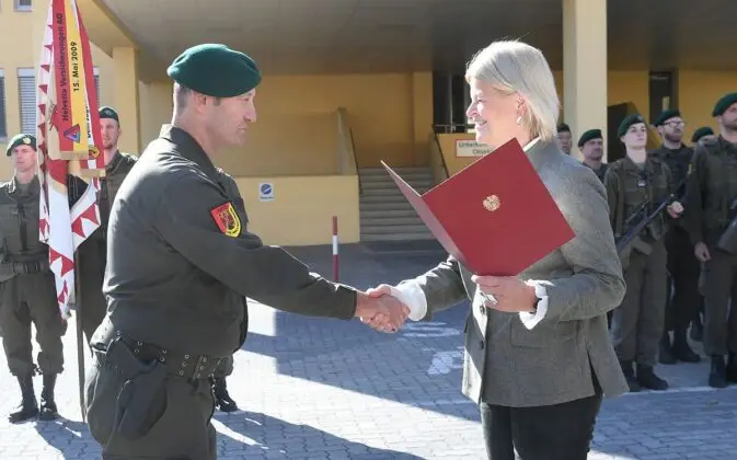Kommandoübergabe beim Jägerbataillon Burgenland – ©Patrick Huber