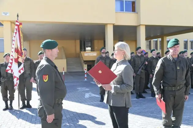 Kommandoübergabe beim Jägerbataillon Burgenland – ©Patrick Huber