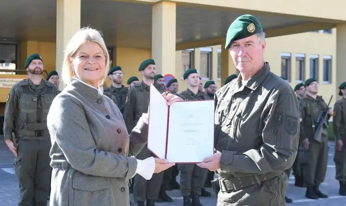Kommandoübergabe beim Jägerbataillon Burgenland – ©Patrick Huber