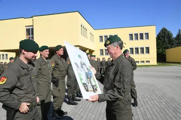 Kommandoübergabe beim Jägerbataillon Burgenland – ©Patrick Huber