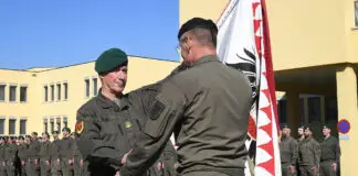 Handover of command at the Jägerbataillon Burgenland