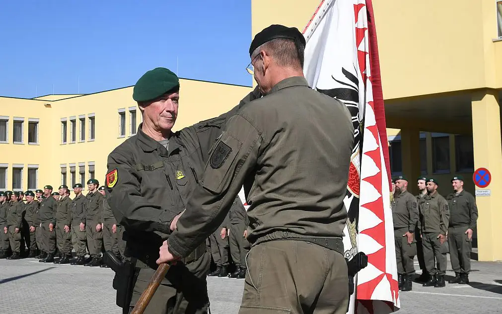 Kommandoübergabe beim Jägerbataillon Burgenland – ©Patrick Huber Kommandoübergabe beim Jägerbataillon Burgenland – ©Patrick Huber