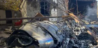 S-70 Okhotnik-B: Russland schießt eigene „Superdrohne“ ab Abgeschossene russische Suchoi S-70 Okhotnik-B Drohne – ©Archiv