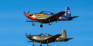 75.000 Flugstunden: Jubiläum für die PC-7-Flotte PC-7 im Flug – ©Michael Weinberger