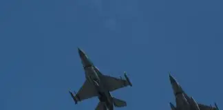 Ukraine-Krieg: Polens Luftwaffe war in Alarmbereitschaft Polnische F-16-Kampfjets –©Gerrit Burow CC BY 2.0