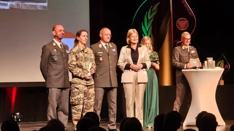 Auszeichnung mit einem Special Award: Das UNIFIL-Kontingent – ©Militär Aktuell/Zacharias