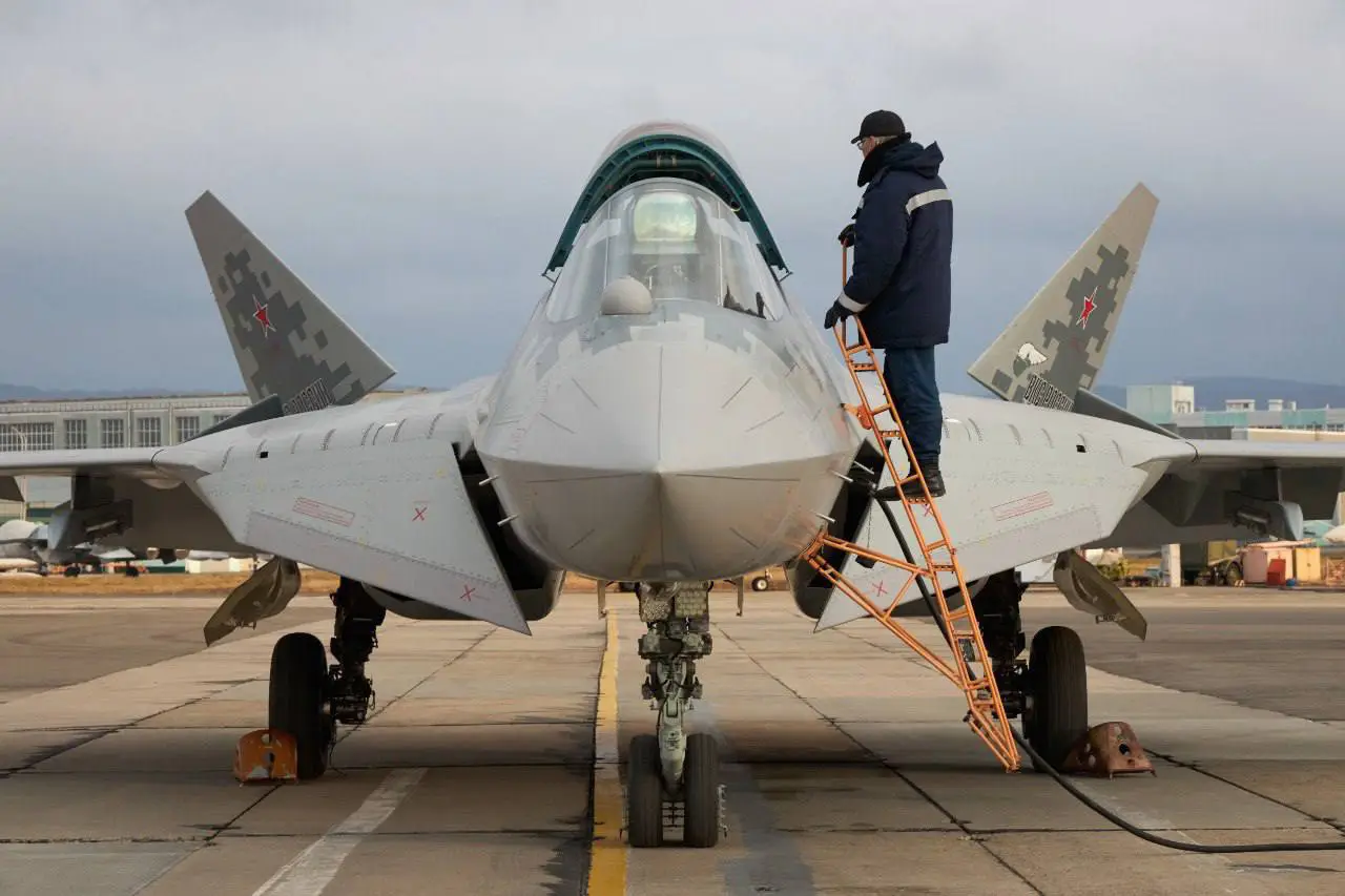 Russisches Su-57-Kampfflugzeug – ©Archiv Russisches Su-57-Kampfflugzeug – ©Archiv