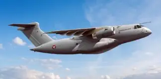 Elbit: Selbstschutzsysteme für Bundesheer C-390M C-390M mit österreichischen Hoheitsabzeichen – ©Embraer