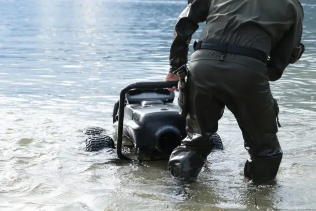 Der Black Shadow Scooter von Rotinor bei der Outer-Limits Experience Week 2024. ©Militär Aktuell/Bendl