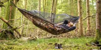 Hängematte Moskito-Traveller Forest von Amazonas gewinnen Tarnhängematte Moskito-Traveller Forest – ©Amazonas