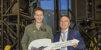 Austrian Armed Forces: Eurofighter simulator in Zeltweg renovated Übergabe Eurofighter-Simulatoranlage – ©Bundesheer