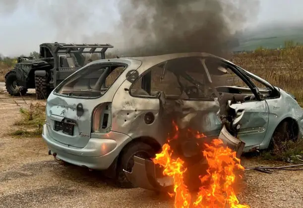 Hi2Protect auf Liebherr Teleskop­lader – ©Hintsteiner Defence