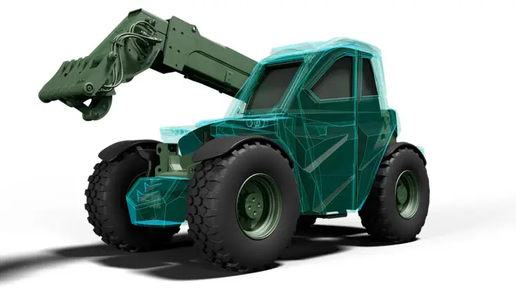 Hi2Protect auf Liebherr Teleskop­lader – ©Hintsteiner Defence