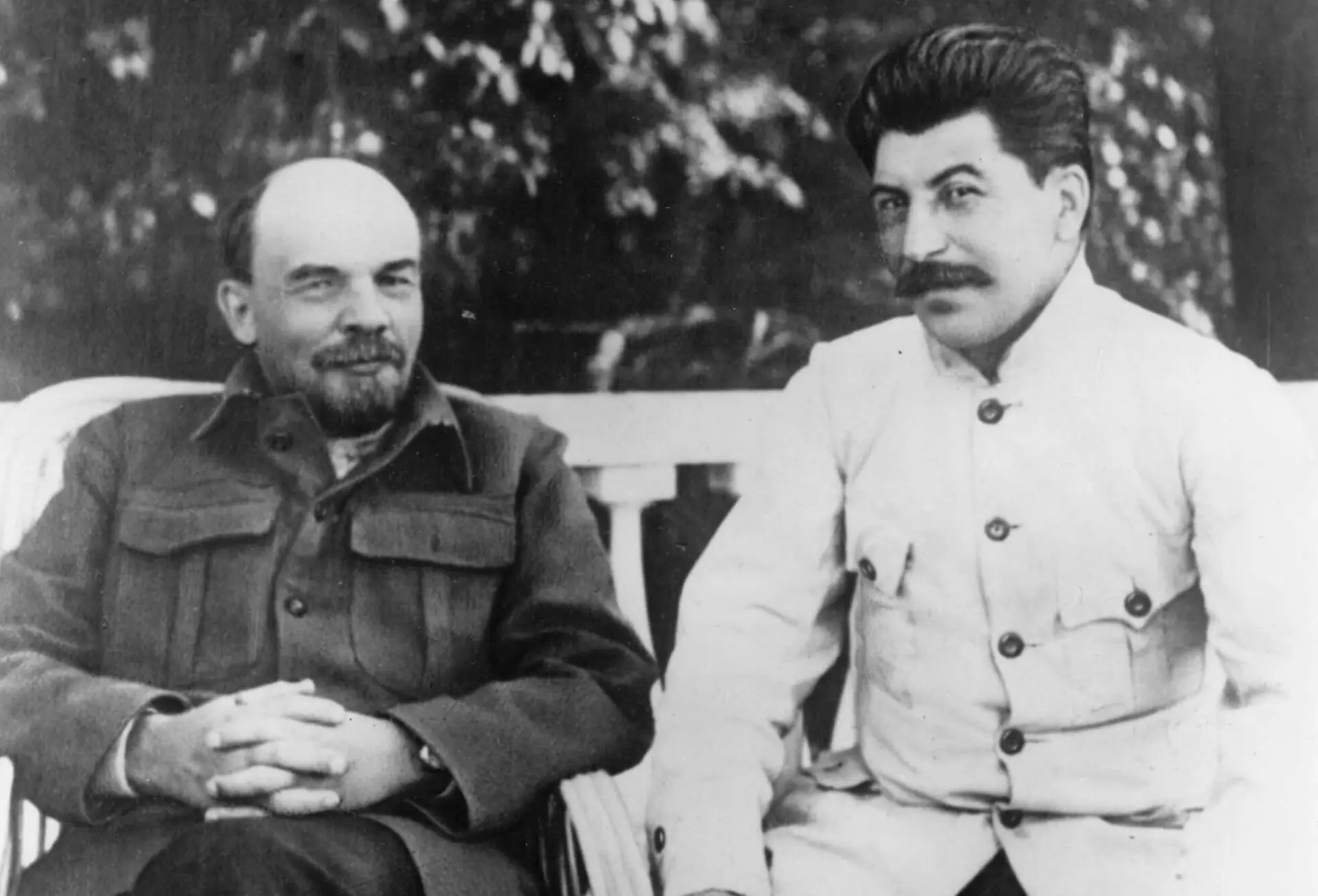 The two colleagues Lenin and Stalin - ©Keystone/Getty Images The two colleagues Lenin and Stalin - ©Keystone/Getty Images