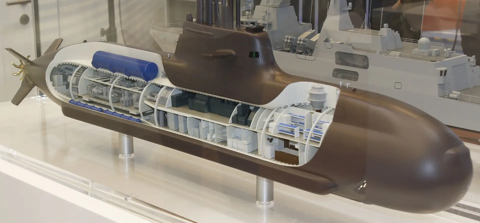 Model of a type 212CD submarine - ©Georg Mader Model of a type 212CD submarine - ©Georg Mader