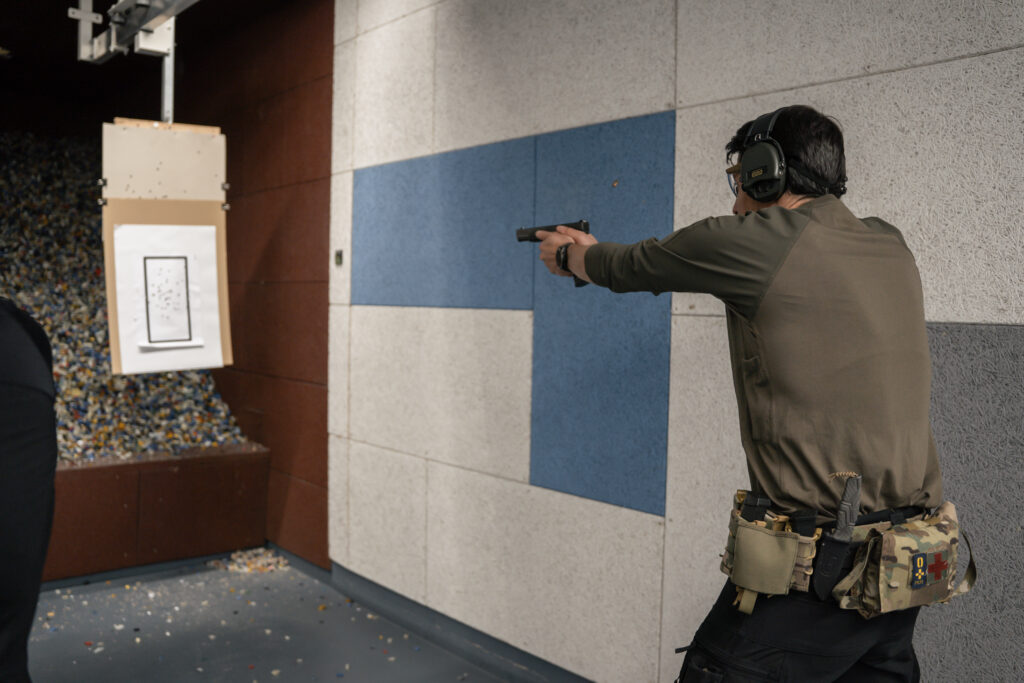 Ungewohnt und lehrreich: Der Schuss aus der Nahdistanz. ©Eichenwerk