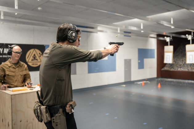 Eindr&uuml;cke aus dem HESA Verteidigungsschie&szlig;en Pistole Modul 1. &copy;Eichenwerk