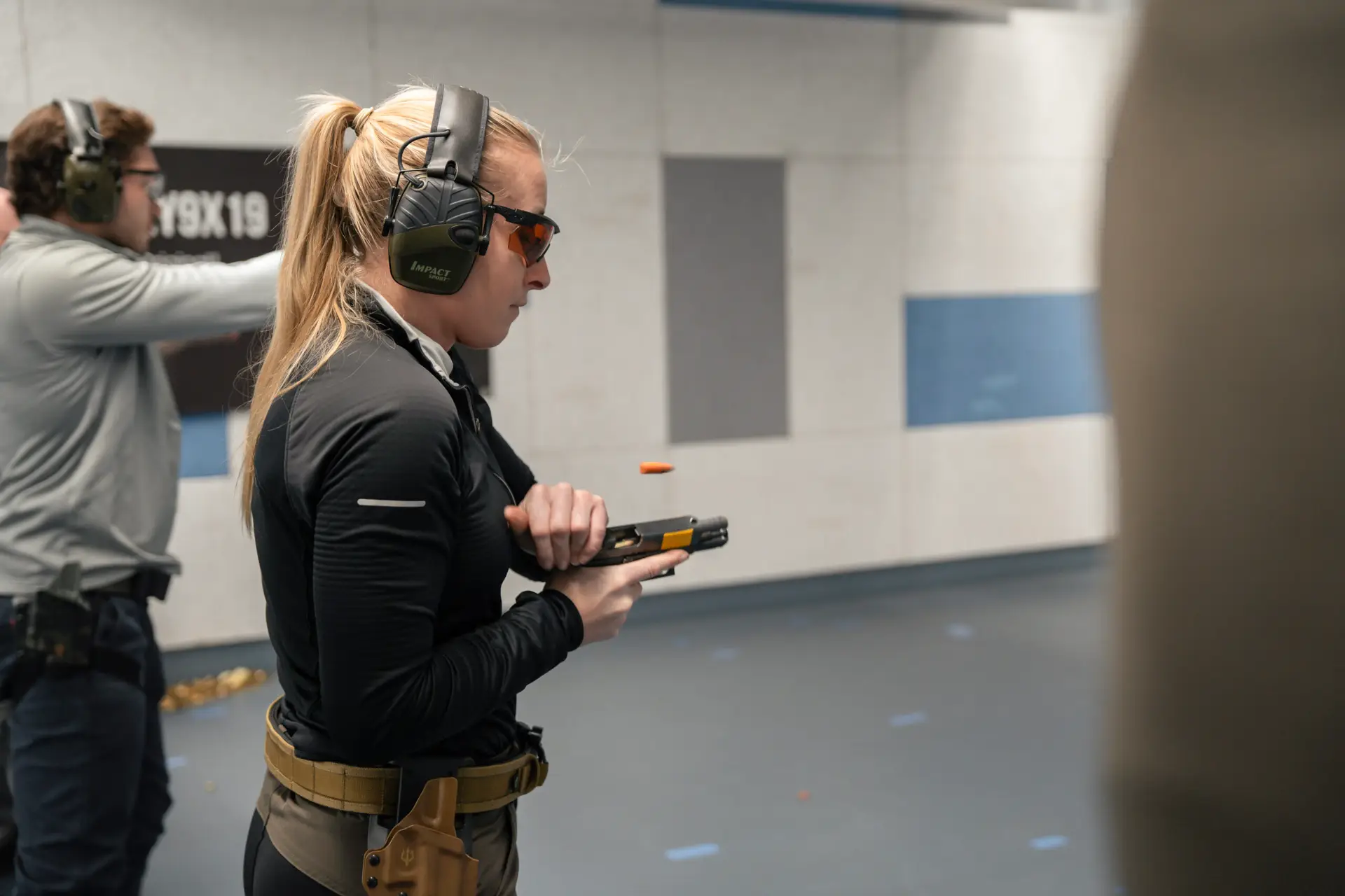 Nahm auch am Kurs teil: Kathi Kalteis, vielen bekannt aus Manhunt Staffel 2. ©Eichenwerk