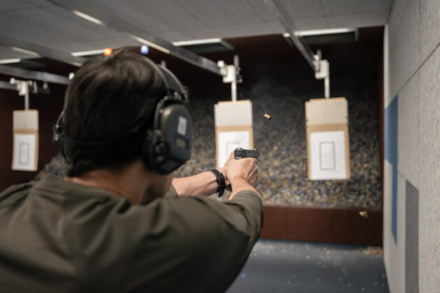 Kursbesuch HESA Verteidigungschie&szlig;en Pistole Modul 1. &copy;Eichenwerk