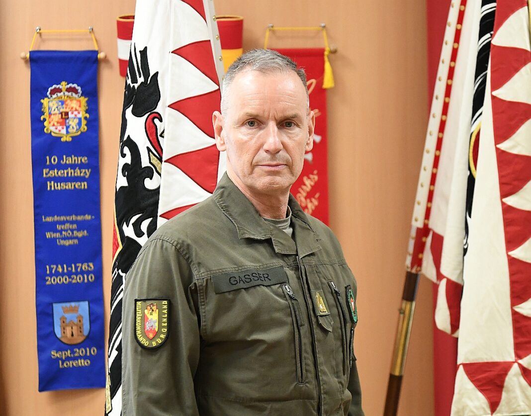 Burgenlands Militärkommandant Brigadier Gernot Gasser – ©Patrick Huber