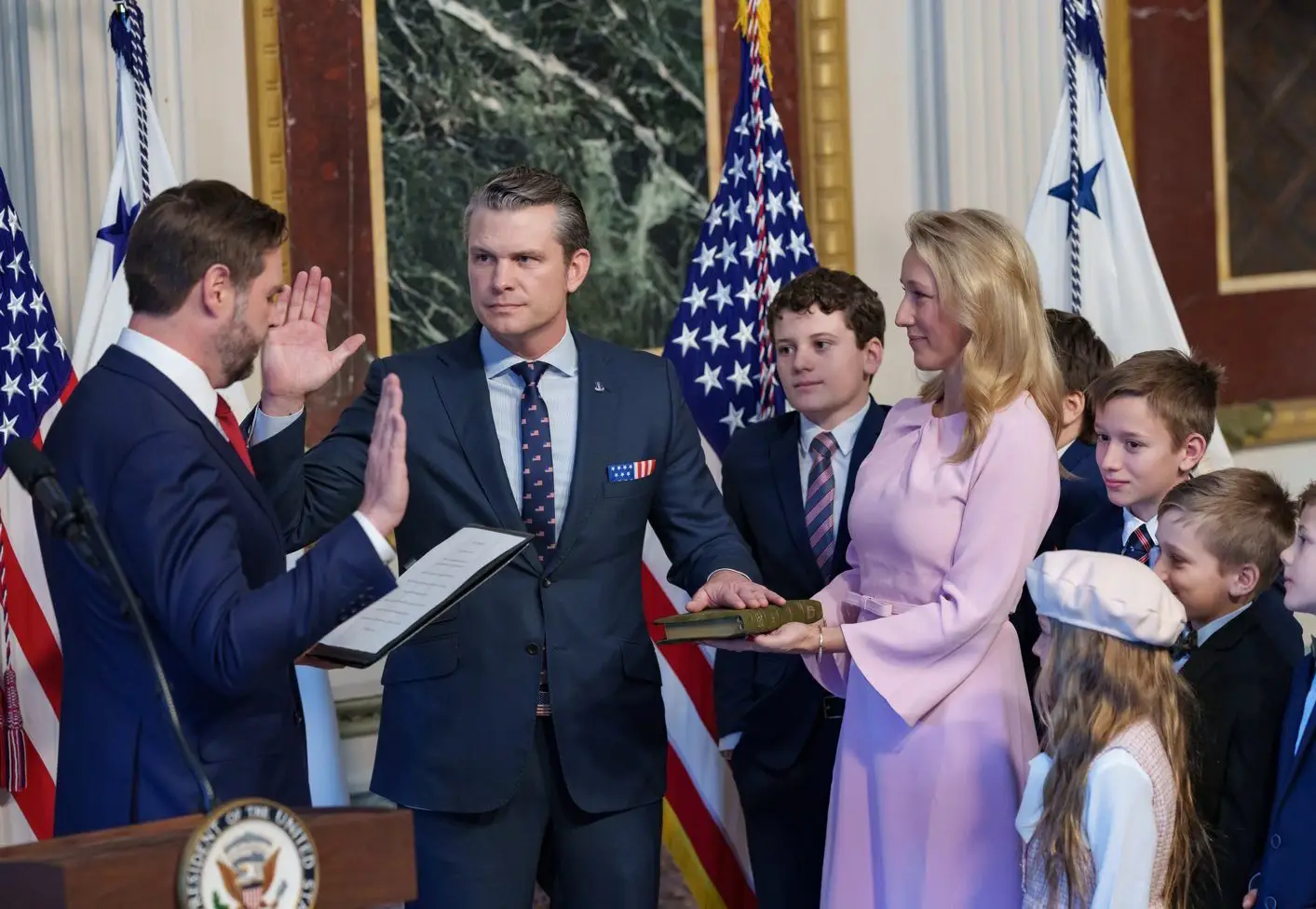 Inauguration of US Secretary of Defense Pete Hegseth - ©VP Inauguration of US Secretary of Defense Pete Hegseth - ©VP