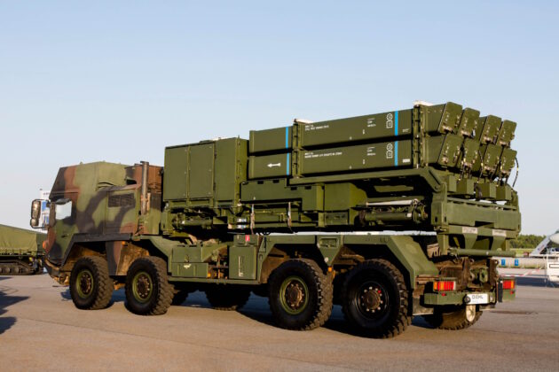 Iris-T-System von Diehl Defence – ©Stocktrek Images Inc./Alamy Stock Foto/Timm Ziegenthaler