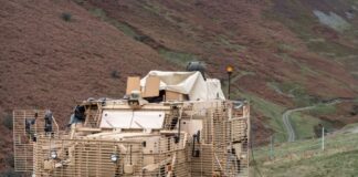 British army shoots down drones with lasers ©Ministry of Defence