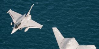 Dassault Rafale F5 erhält Hyperschall-Atomrakete von MBDA Rafale mit nEUROn-Plattform – ©Dassault