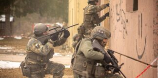 Villach pioneers practise with Italian comrades Villacher Pioniere beim Training – ©Bundesheer