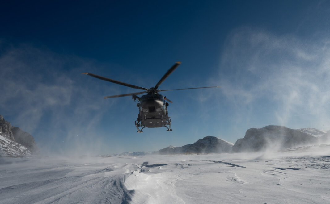 03681_c_Sebastian Freiler AW169-Helikopter des Bundesheeres beim Hochgebirgslandekurs Winter 2025 – ©Sebastian Freiler
