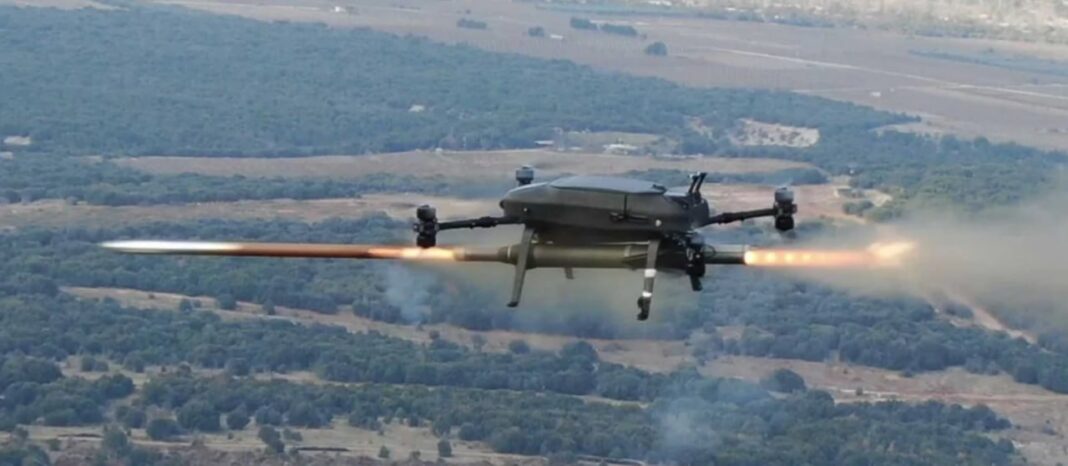 Sarisa II-Drohne schießt FZ275-Rakete von Thales ab – ©SAS Technology