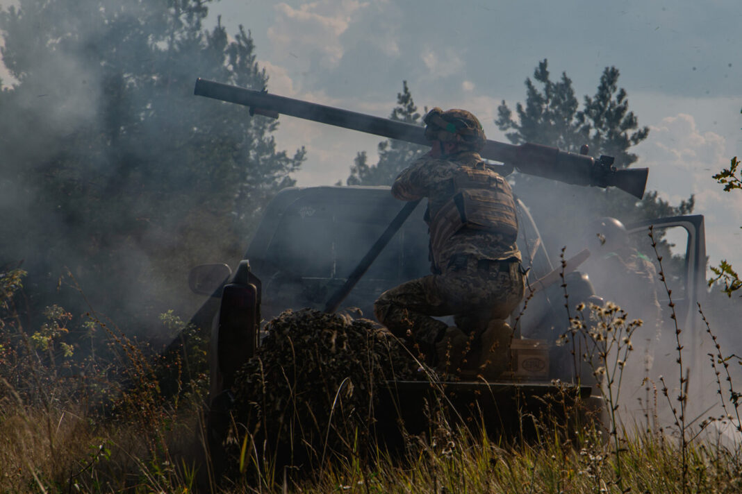 Ukrainischer Soldat im Einsatz – ©Petro Zadorozhnyy / State Border Guard Service of Ukraine Ukrainischer Soldat im Einsatz – ©Petro Zadorozhnyy / State Border Guard Service of Ukraine