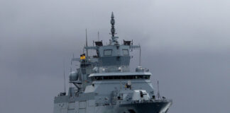 Rheinmetall: Simulationslösung VTAM für deutsche Marine Erprobungsfahrt der Fregatte F 222 „Baden-Württemberg” – ©Bundeswehr/Vennemann