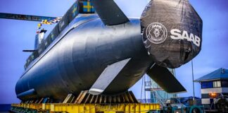 Saab-Kockums: Swedish “HMS Halland” modernized Saab:Kockums: Schwedische „HMS Halland©Saab