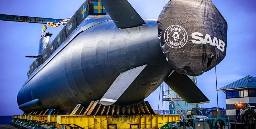 Saab-launches-upgraded-HMS-Halland-submarine-enhancing-Swedens-naval-defence-capabilities Saab:Kockums: Schwedische „HMS Halland©Saab