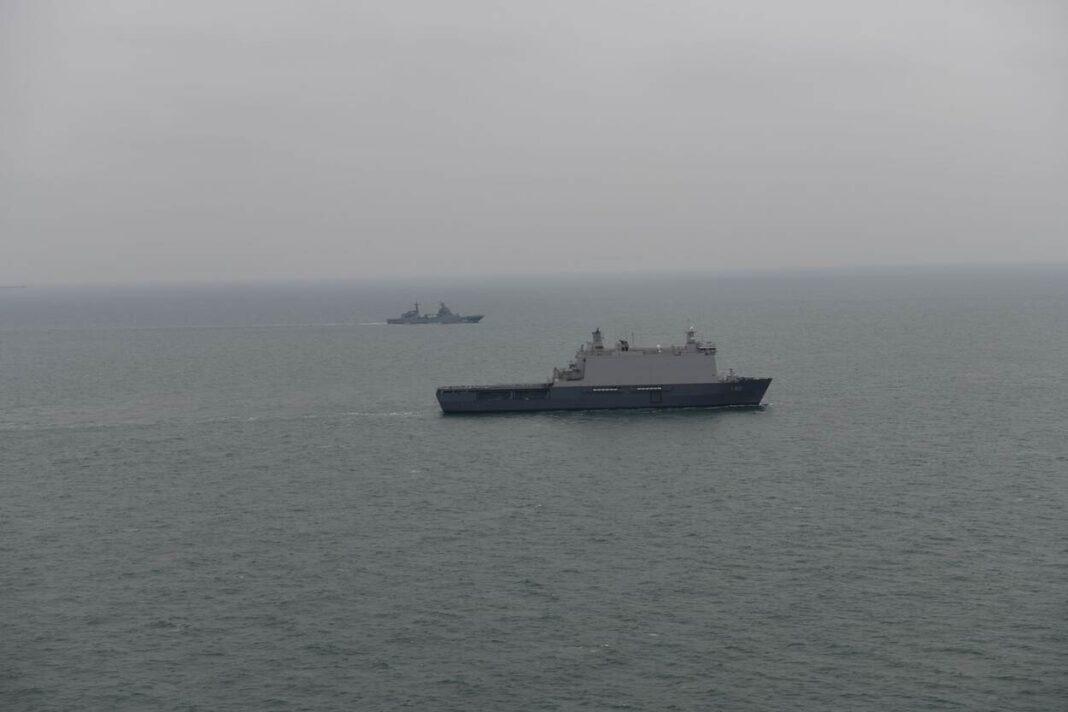 03613_c_Ministerie van Defensie Russische Schiffe in der Ausschließlichen Wirtschaftszone der Niederlande – ©Ministerie van Defensie