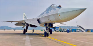 Algerien wohl Erstkunde für Russlands Su-57 Su-57-Kampfjet – ©UAC