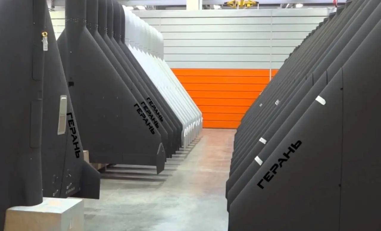 Russian Geran attack drones - ©Archive