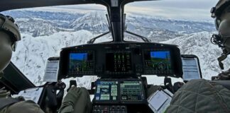 Bundesheer-Hubschrauber mit Top-Speed unterwegs Blick aus dem Cockpit eines AW169 – ©Bundesheer