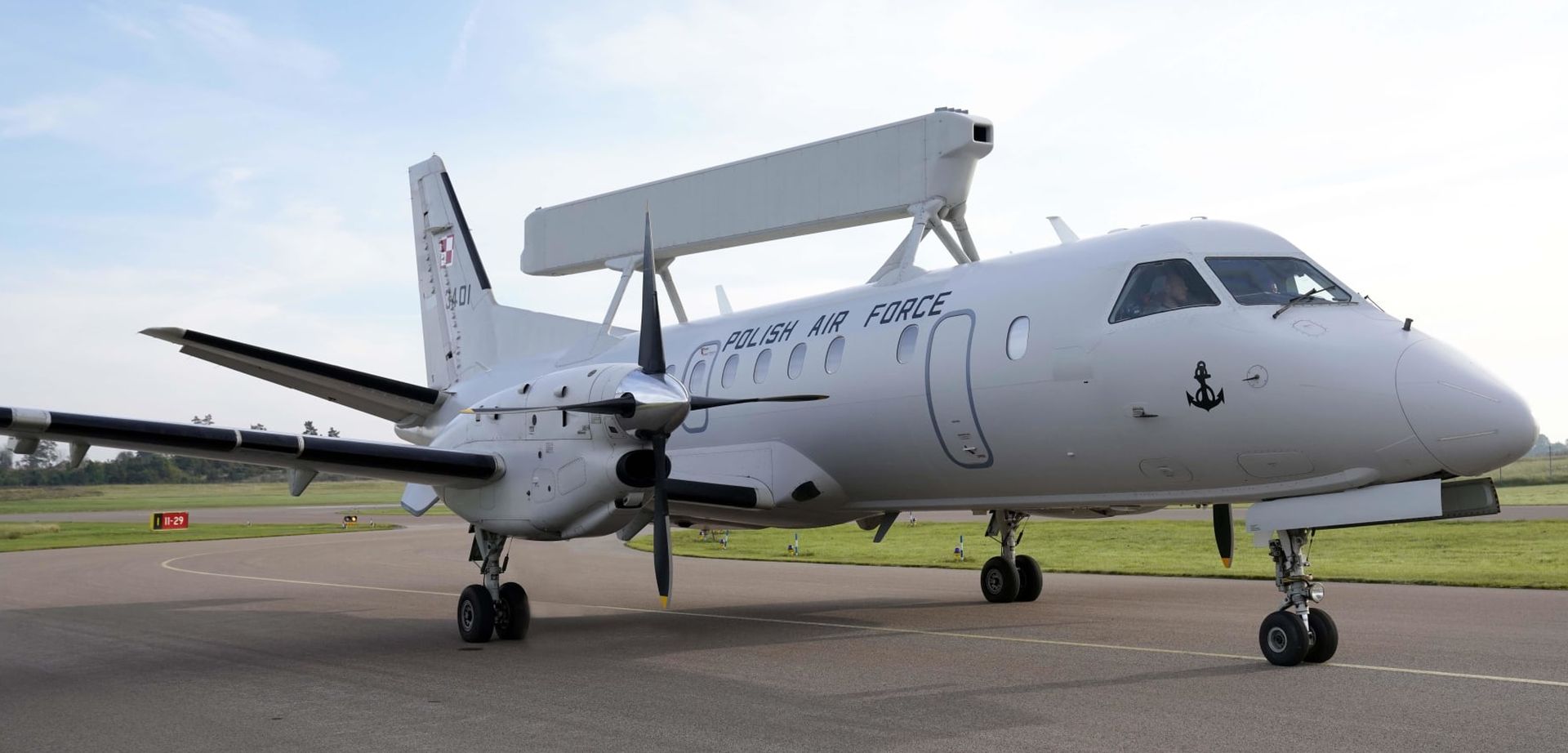 Polnisches Saab 340 AEW&C-Flugzeug – ©MoD Poland Polnisches Saab 340 AEW&C-Flugzeug – ©MoD Poland