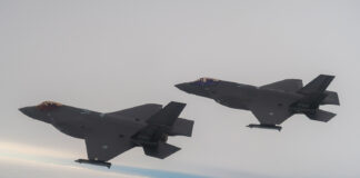 Niederländische F-35 fangen russische Kampfjets ab F-35-Kampfjets der niederländischen Luftwaffe – ©Mediacentrum Defensie