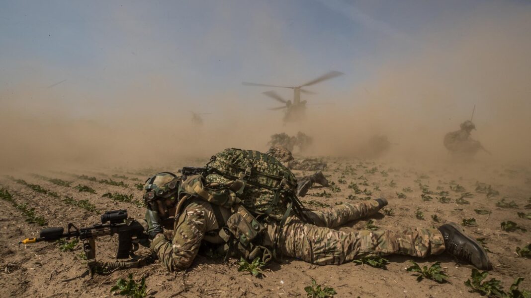 Niederländische Soldaten bei einer Übung – ©Mediacentrum Defensie