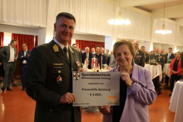 Salzburgs Militärkommandant lud zum Frühjahrsempfang – ©Bundesheer/Riedlsperger