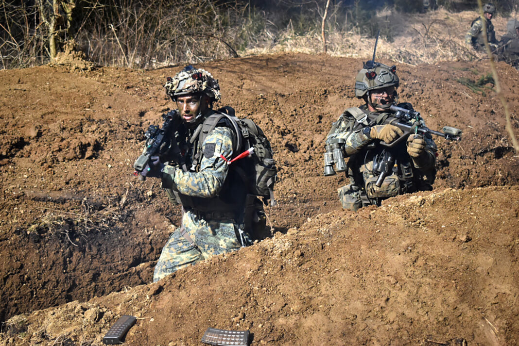 Soldaten des Bundesheeres bei der Übung „Kombatt 256” – ©Bundesheer/Schabhüttl