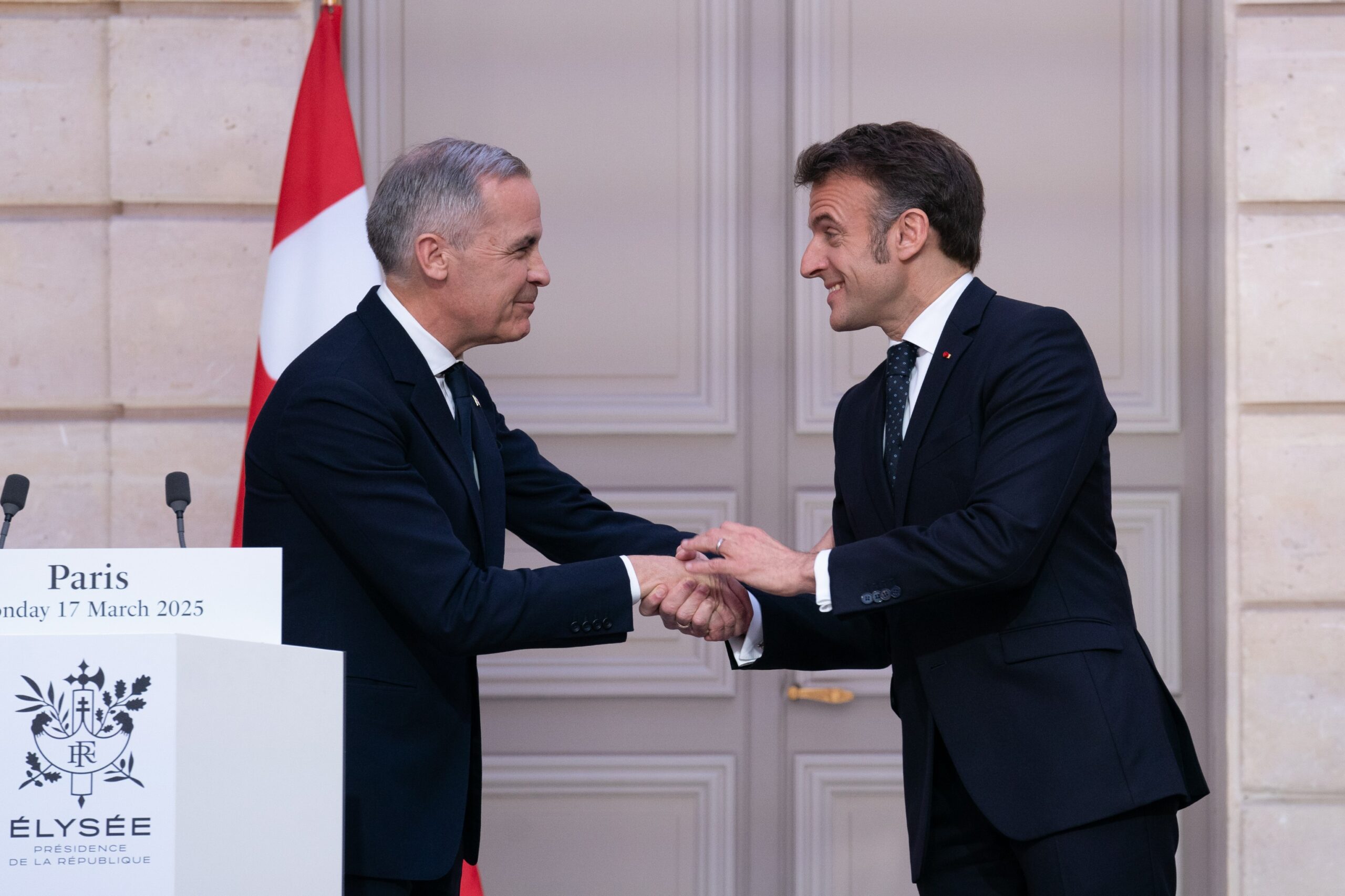 Mark Carney & Emmanuel Macron – ©Mark Carney Mark Carney & Emmanuel Macron – ©Mark Carney