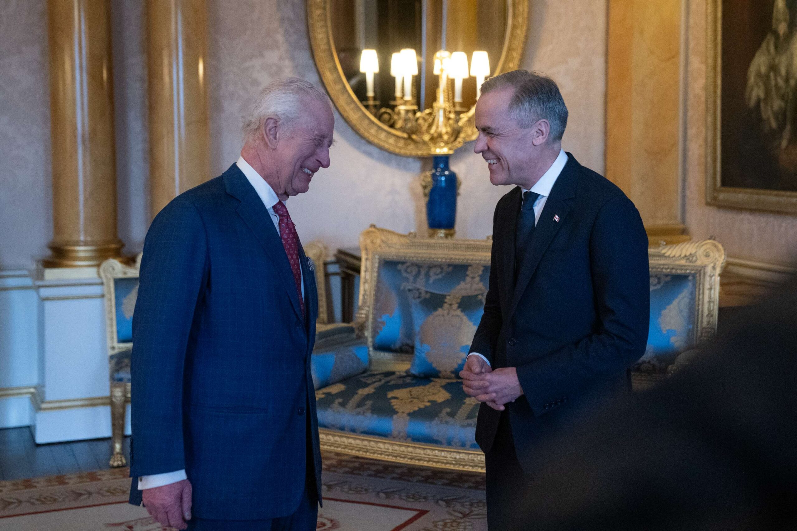 Der 24. Premierminister Kanadas, Mark Carney, und König Charles III – ©Mark Carney Der 24. Premierminister Kanadas, Mark Carney, und König Charles III – ©Mark Carney
