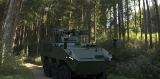 GDELS-Steyr presents new Pandur air defense variant Neue Fliegerabwehr-Variante des Pandur Evolution – ©GDELS-Steyr