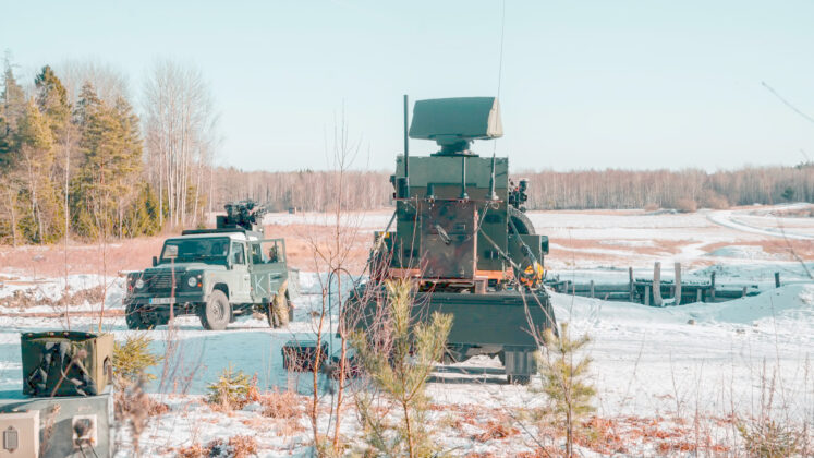 Tests von Drohnenabwehrsystem Loke &ndash; &copy;Saab