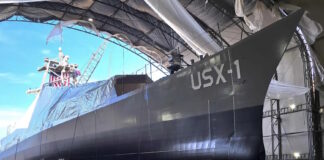 USA launches world’s largest naval drone Wasserdrohne Defiant – ©DARPA