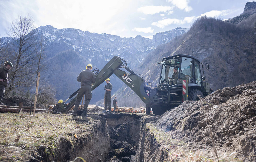 Beorderte Waffenübung der Pionierkompanie Oberösterreich – ©Bundesheer/Unterbuchberger